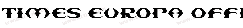 Times Europa Office字体转换
